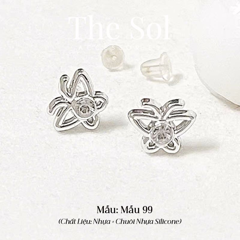  Bông Tai Nhựa 7K - BTN001 / BTN002 / BTN003 / BTN004 