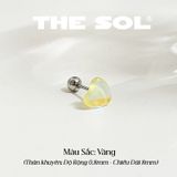  Khuyên Tai Titan Unisex Colorful Heart - 1 Chiếc 