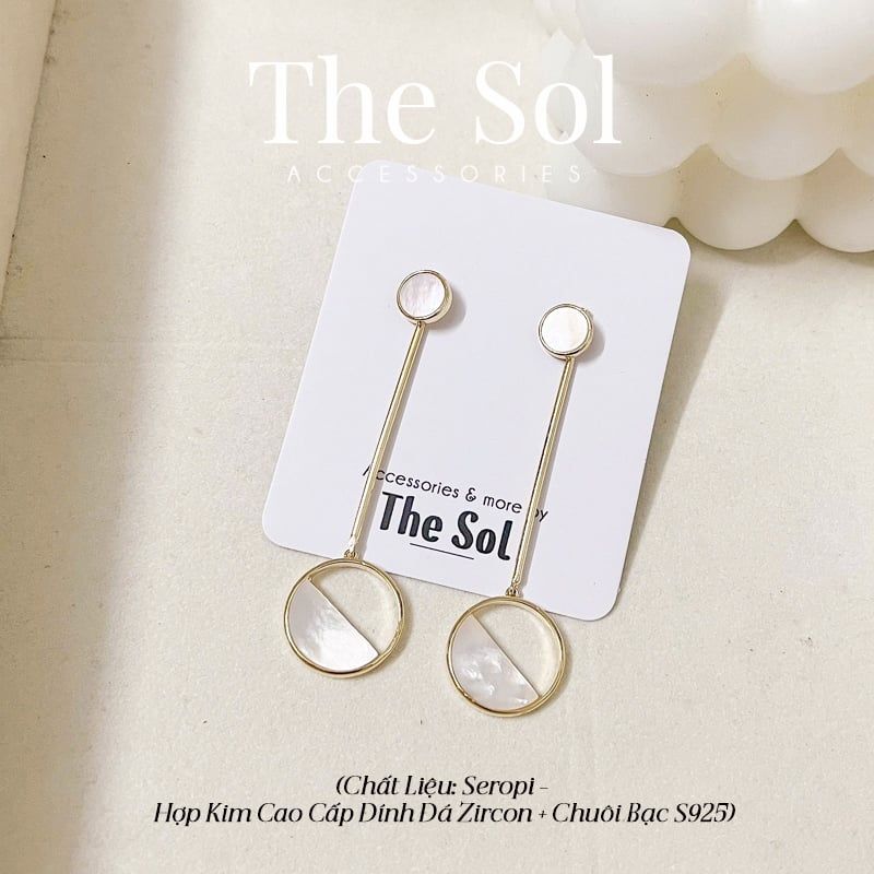  Bông Tai Seropi Golden Cirlce & Narce 