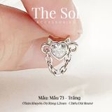  Khuyên Tai Thép Xi Mạ Unisex Evil Heart - Mẫu 73 