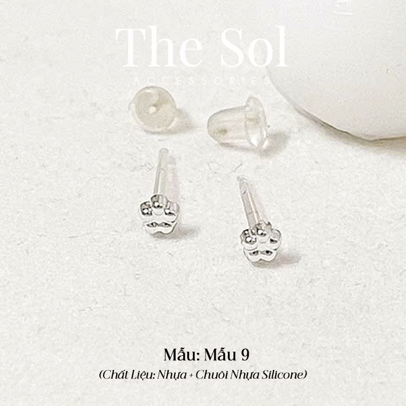  Bông Tai Nhựa 7K - BTN001 / BTN002 / BTN003 / BTN004 