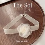  Choker Hàn Quốc Chiffon Rose 