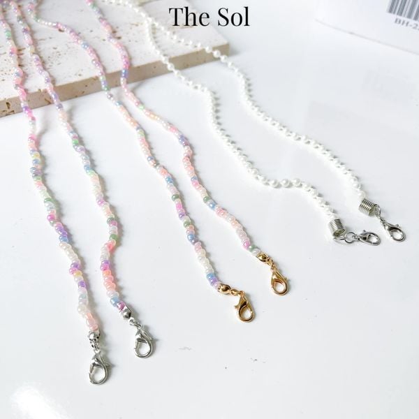  Dây Đeo Khẩu Trang/ Kính Colour Pearl 