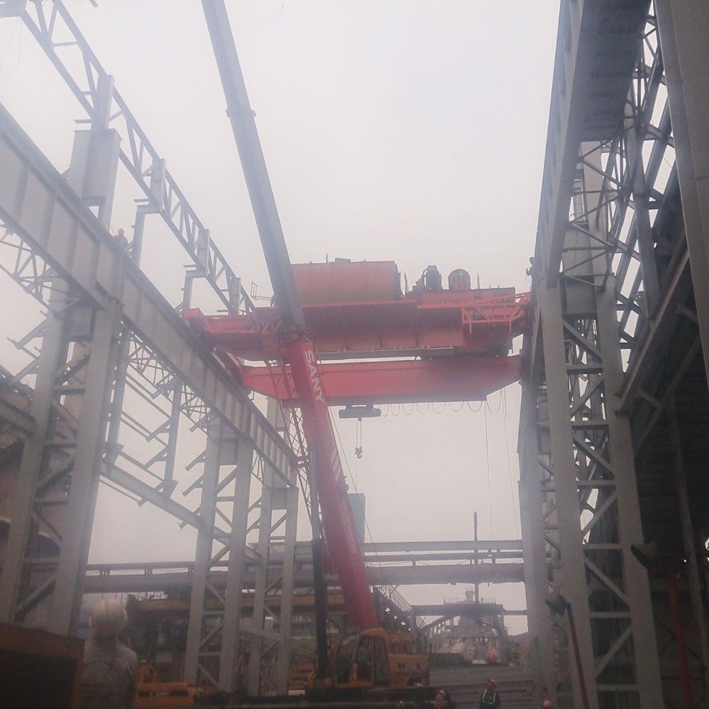  Remodeling  63/20T  double  girder overhead crane 