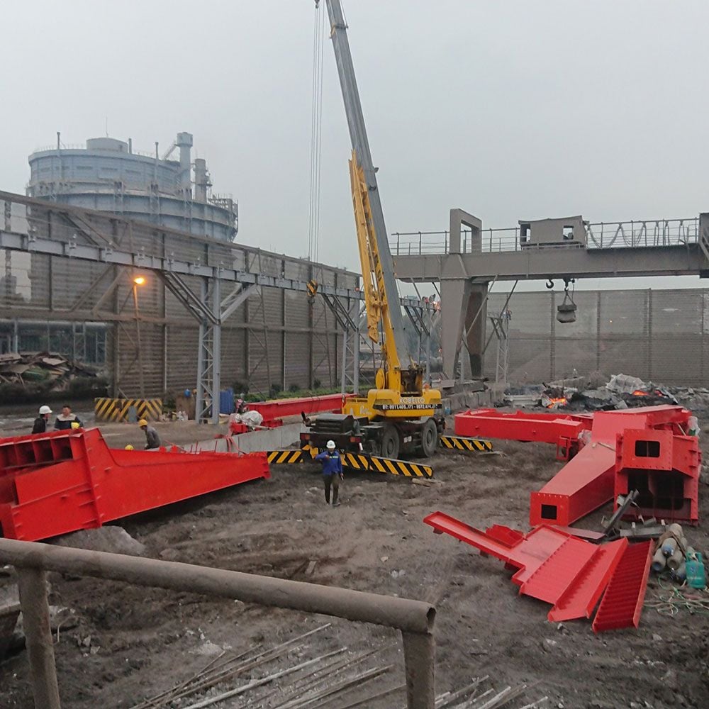  Cải tạo cổng trục 32 tấn 