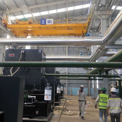  Cầu trục 16 tấn dầm đôi 