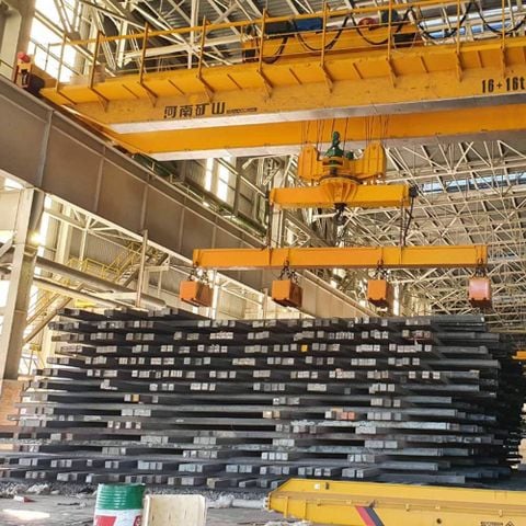  16+16T double girder overhead crane 