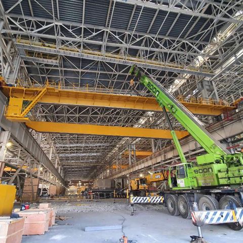  16+16T double girder overhead crane 