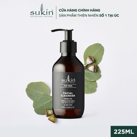 Sữa Rửa Mặt Cho Nam Sukin For Men Facial Cleanser 225ml
