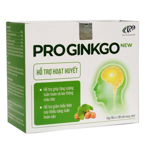 Hoạt huyết dưỡng não Proginkgo New bổ não, tăng cường tuần hoàn não, tăng cường trí nhớ, phục hồi sau tai biến