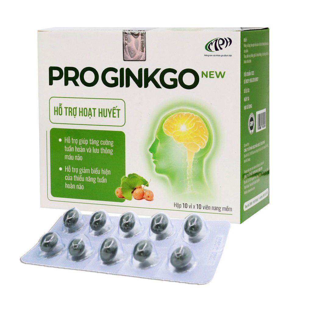 Hoạt huyết dưỡng não Proginkgo New bổ não, tăng cường tuần hoàn não, tăng cường trí nhớ, phục hồi sau tai biến