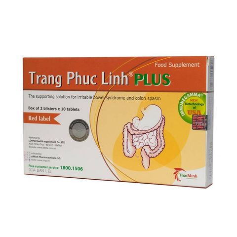 Viên uống Tràng Phục Linh Plus cải thiện hội chứng ruột kích thích (Hộp 20 viên)