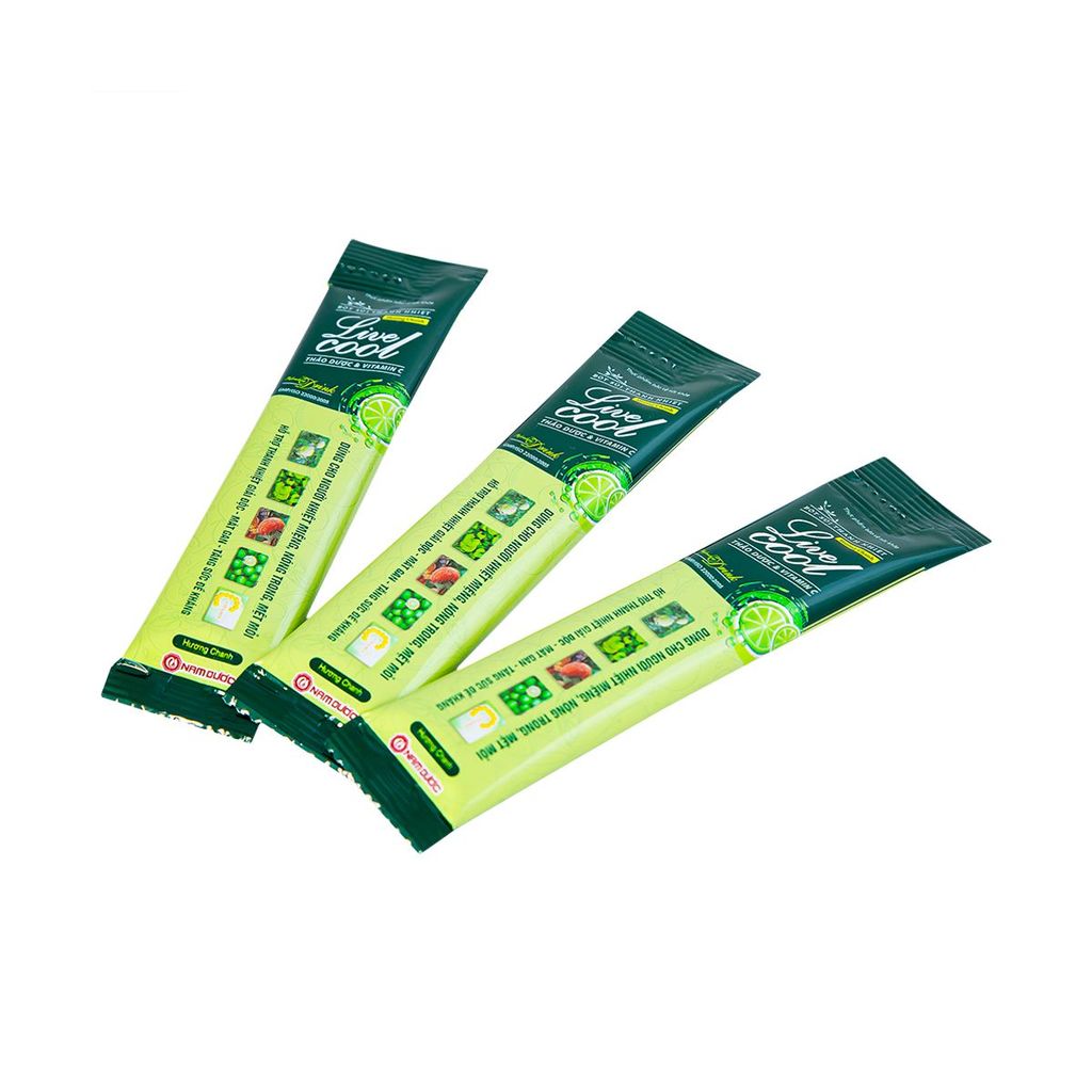 Bột sủi Thanh Nhiệt Livecool Nam Dược hương chanh mát gan, giải độc (7g x 10 gói)