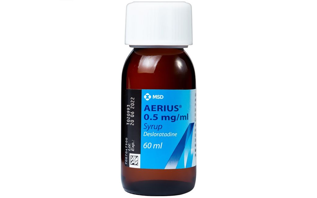 Thuốc Aerius 0.5mg/ml MSD điều trị viêm mũi dị ứng (60ml)