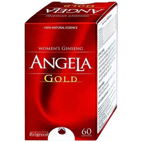 Viên Sâm Angela Gold Ecogreen Tăng Cường Sắc Đẹp, Sinh Lý Nữ 60 Viên