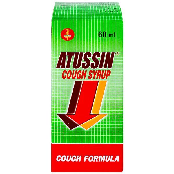 Siro ho Atussin United hỗ trợ giảm các triệu chứng ho (60ml)