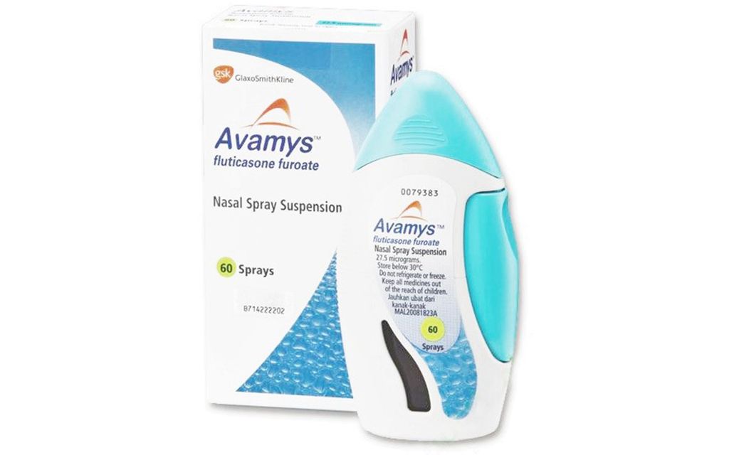 Thuốc xịt mũi Avamys điều trị xung huyết mũi, ngứa mũi (60 liều xịt)
