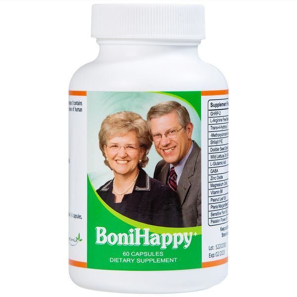 Viên uống BoniHappy Botania hỗ trợ điều trị mất, tạo giấc ngủ sâu và ngon hơn (60 viên)