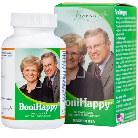 Viên uống BoniHappy Botania hỗ trợ điều trị mất, tạo giấc ngủ sâu và ngon hơn (60 viên)