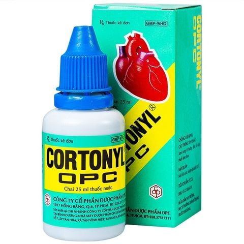 Cortonyl (giọt) - điều trị mất ngủ, trợ tim (25ml)