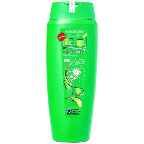 Dầu Gội Dược Liệu Thái Dương 3 Màu Xanh Hương Lá (200Ml)