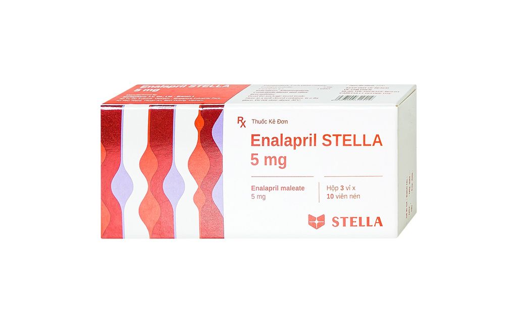 Enalapril 5mg (Stada) 3*10 WĐB