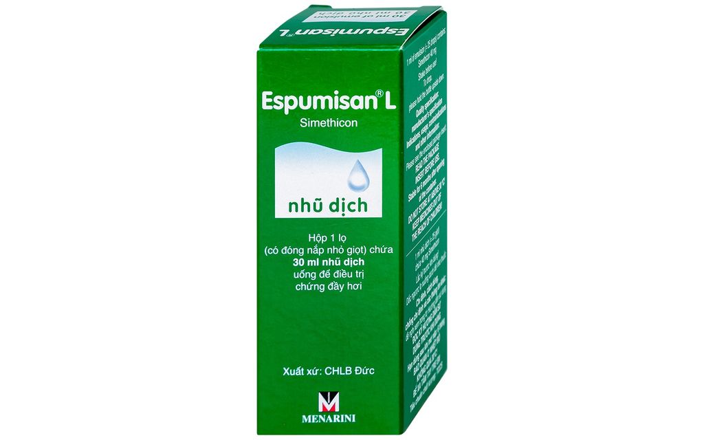Thuốc Espumisan L Menarini điều trị chứng đầy hơi ở trẻ dưới 3 tháng tuổi (30ml)