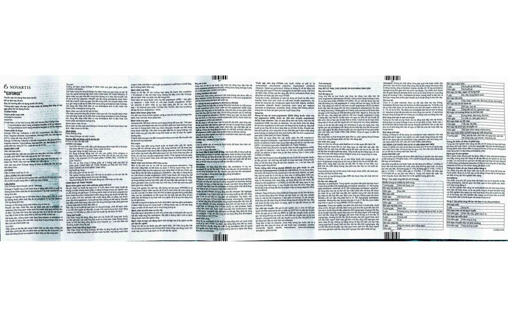 Thuốc Exforge 10mg/160mg Novartis điều trị tăng huyết áp (2 vỉ x 14 viên)