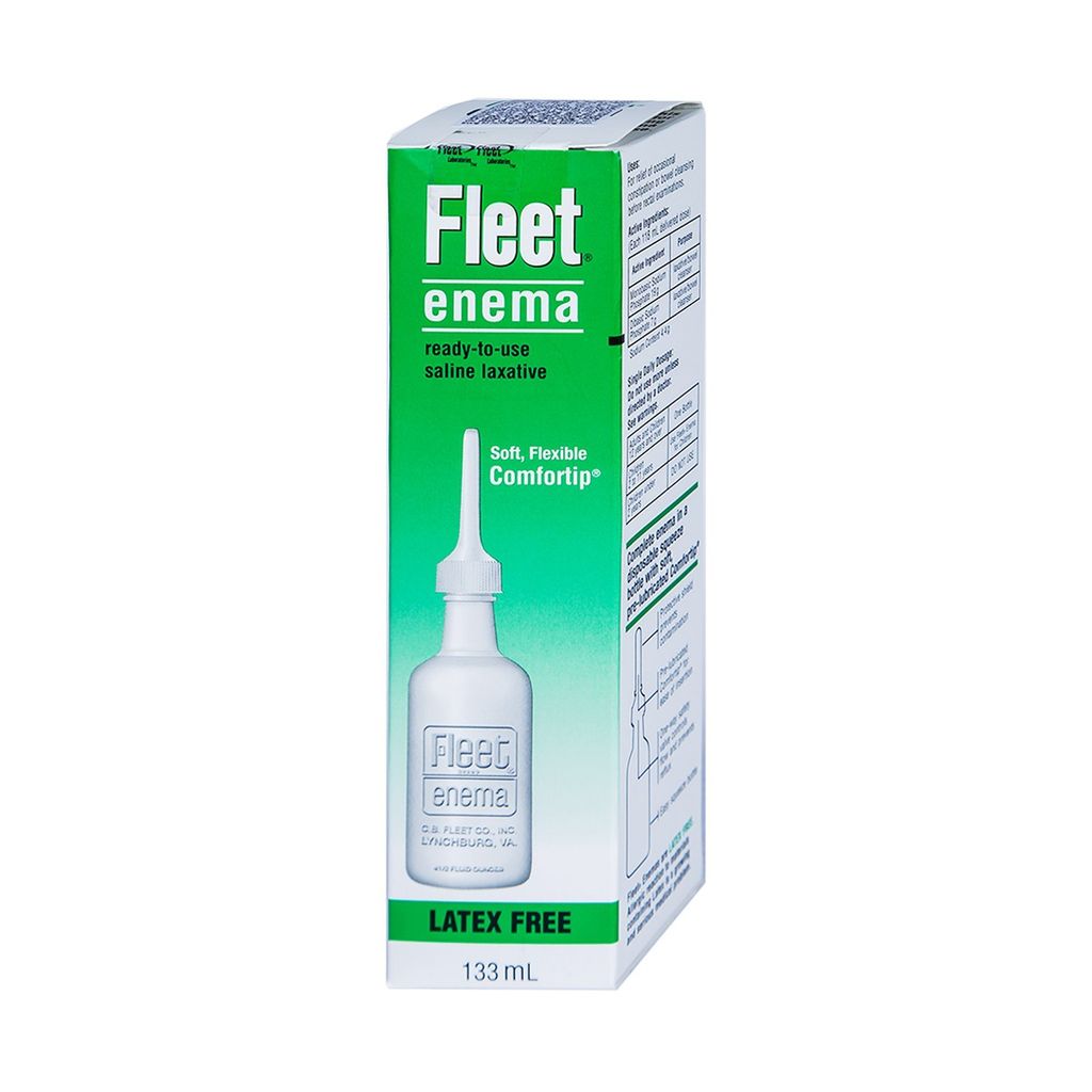 Thuốc Fleet Enema C.B.Fleet hỗ trợ làm giảm chứng táo bón không thường xuyên (133ml)