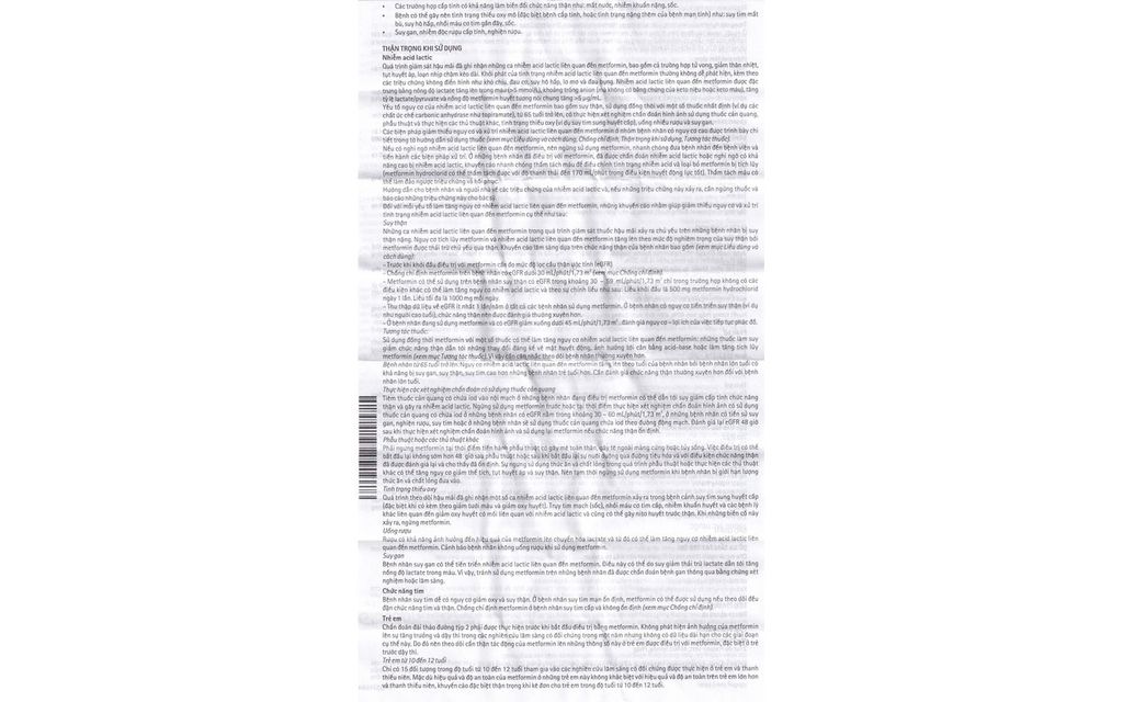 Thuốc Glucophage 500mg Merck điều trị đái tháo đường type 2 (5 vỉ x 10 viên)