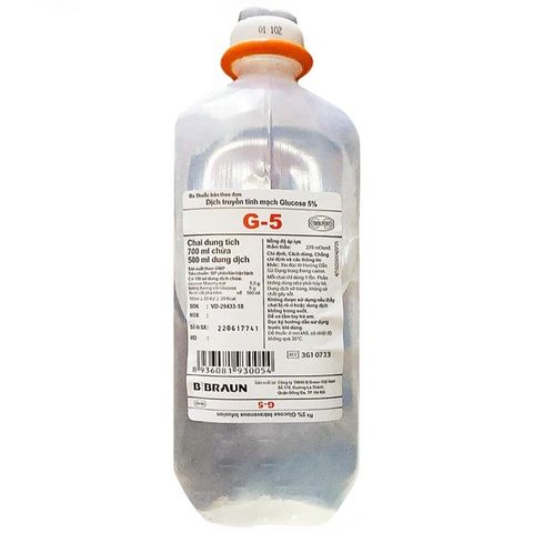 Glucose-G5 500ML truyền