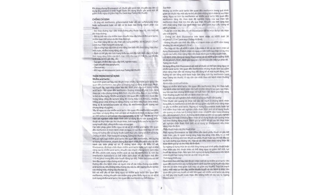 Thuốc Glucovance 500mg/5mg Merck điều trị tiểu đường tuýp 2 (2 vỉ x 15 viên)