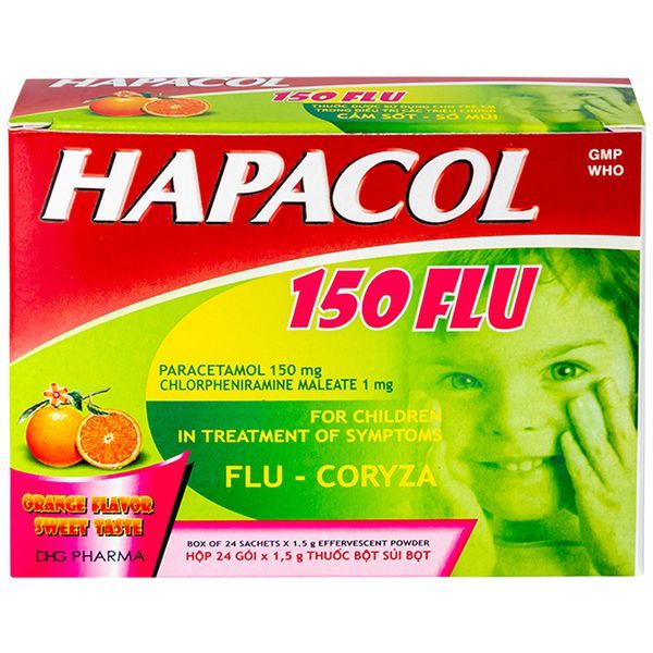 Hapacol 150 flu giảm đau hạ sốt (24 gói)