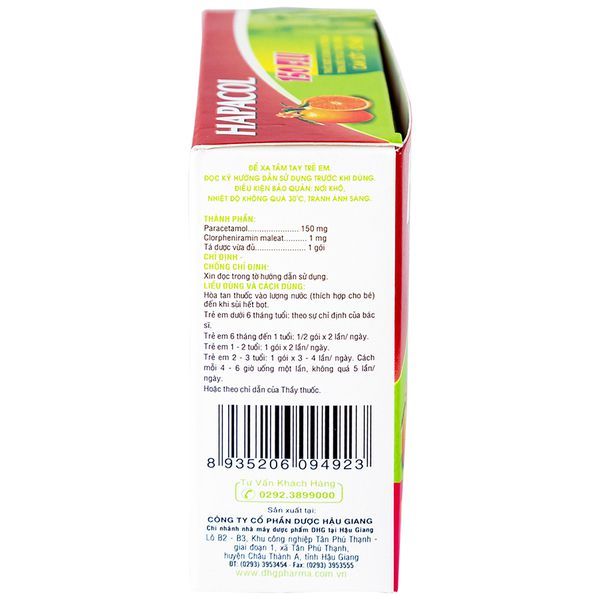 Hapacol 150 flu giảm đau hạ sốt (24 gói)
