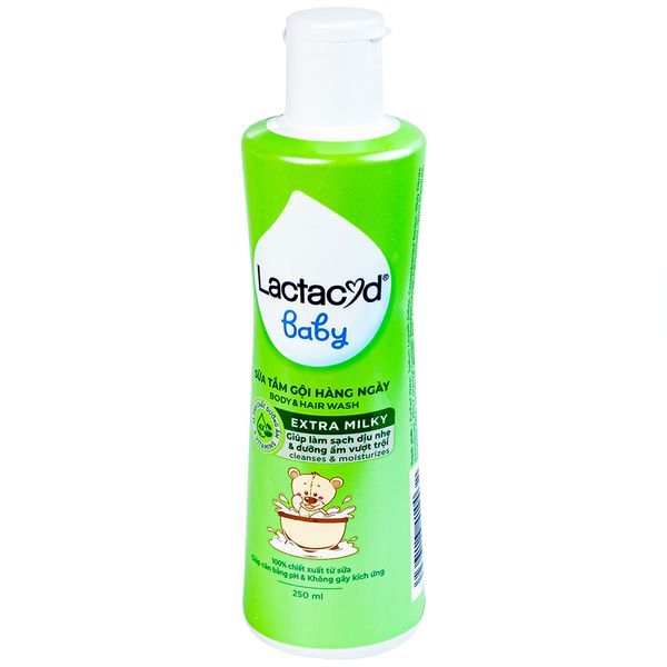 Lactacyd Milky(250ml) - ngăn ngừa rôm sẩy và các bệnh về da