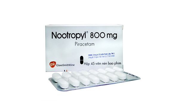 Dung dịch tiêm Nootropyl 1g GSK điều trị hội chứng tâm thần (2 vỉ x 6 ống x 5ml)