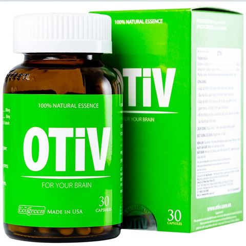 Viên uống OTiV Ecogreen giúp tăng cường dưỡng chất cho não 30 viên