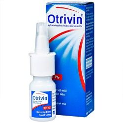 Otrivin 0.1% Spray - Xịt mũi, Viêm mũi, nghẹt mũi, sổ mũi.