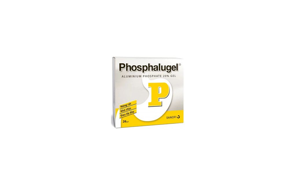 Thuốc Phosphalugel Sanofi điều trị đau, giảm axit dạ dày (26 gói x 20g)
