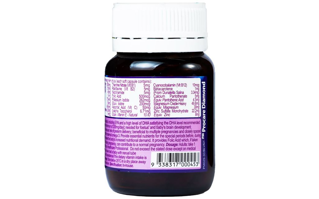 Viên uống Procare diamond (lọ 30 viên)