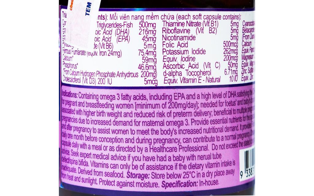 Viên uống Procare diamond (lọ 30 viên)