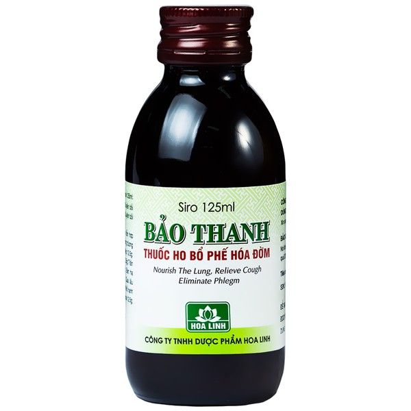 Siro ho Bảo Thanh Hoa Linh hỗ trợ điều trị các chứng ho (125ml)