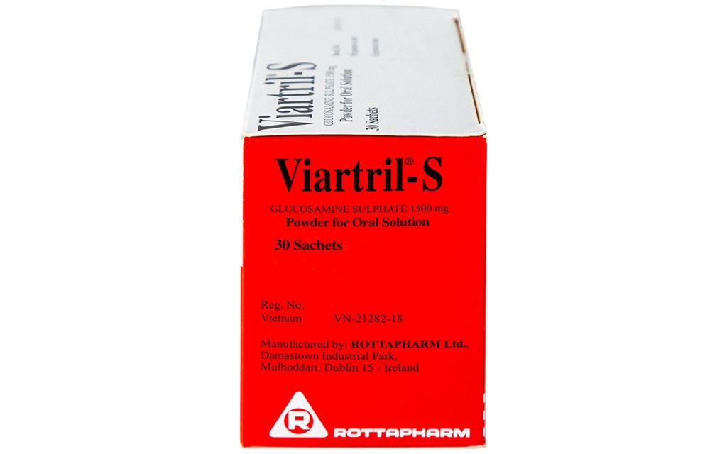 Thuốc Viartril-S 1500Mg Rottapharm Trị Thoái Hóa Khớp Gối (Hộp 30 Gói)
