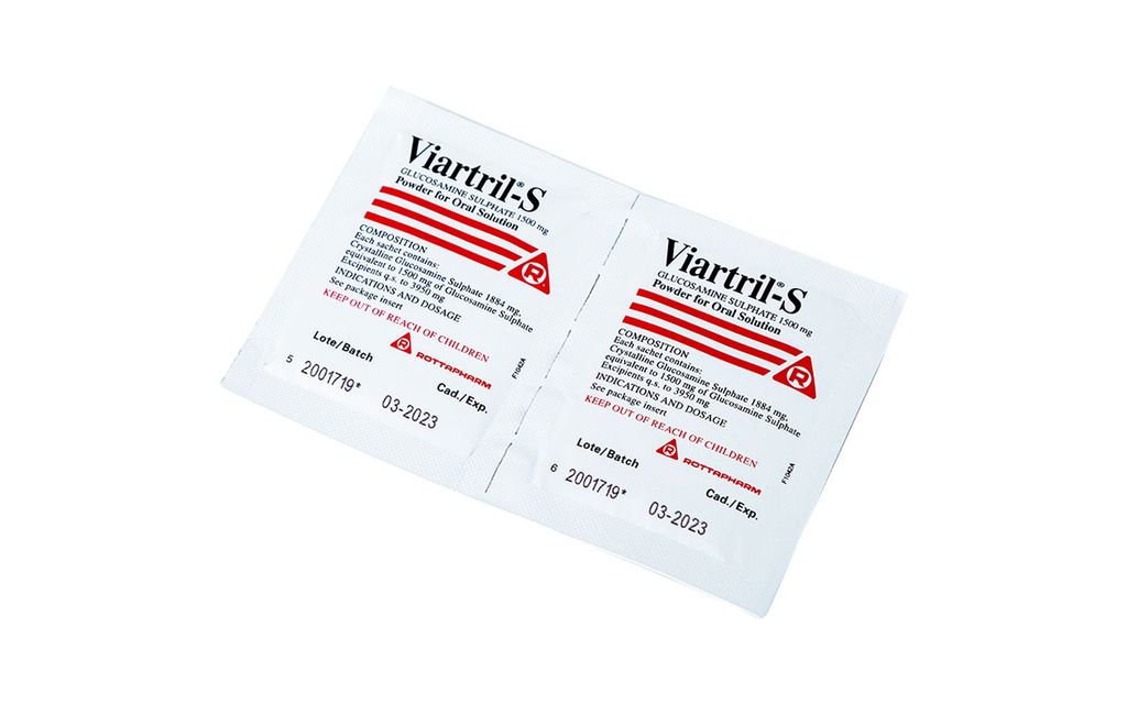 Thuốc Viartril-S 1500Mg Rottapharm Trị Thoái Hóa Khớp Gối (Hộp 30 Gói)
