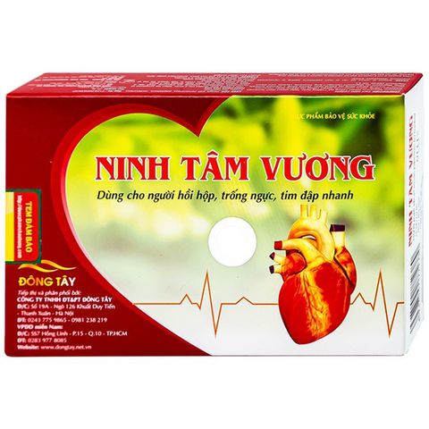 Viên uống cho người rối loạn nhịp tim Ninh Tâm Vương 30 viên