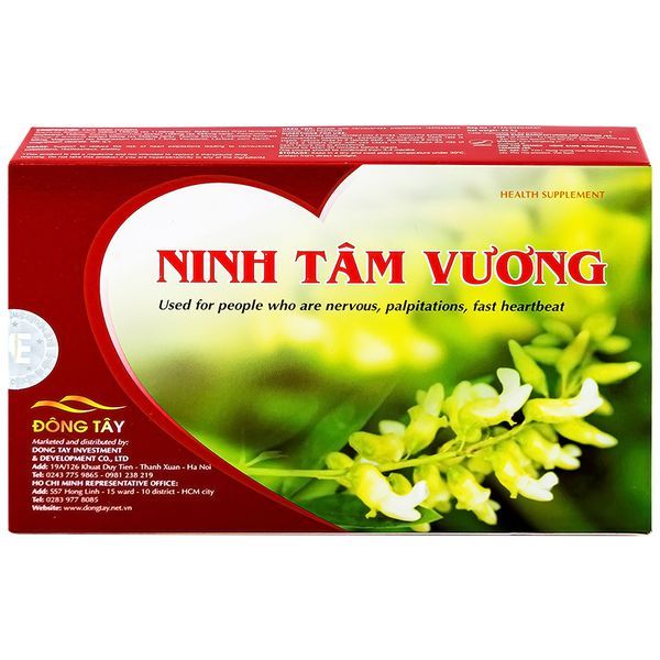 Viên uống cho người rối loạn nhịp tim Ninh Tâm Vương 30 viên