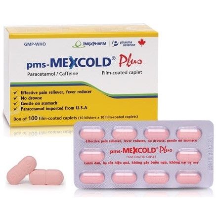 Mexcold Plus - Giảm nhức đầu, đau họng hiệu quả