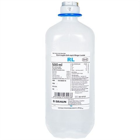 Dịch truyền Ringerlactate Braun bổ sung dịch ngoại bào (500ml)