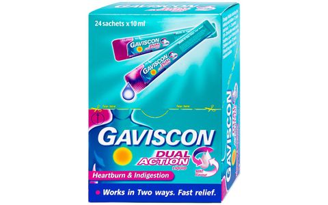 Gaviscon Dual Action (24gói) - hồng