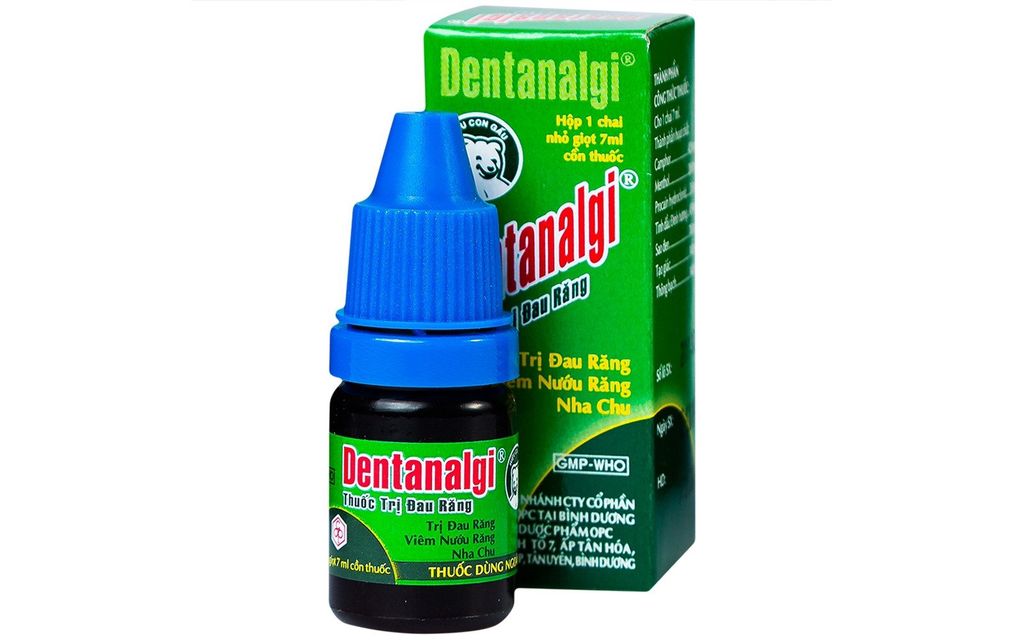 Thuốc Dentanalgi OPC điều trị đau răng, viêm nướu răng, nha chu (7ml)